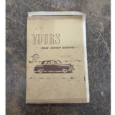 Vintage American Vehicle Booklets Manuals 1952 Plymouth Cranbrook