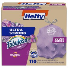 Hefty Ultra Strong 13 Gallon Trash Bags, Tall Kitchen Trash Bags 13 Gallon Si...