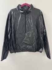Under Armour Women s Storm Metallic Black Anorak Jacket 1/2 Zip Size M NWT