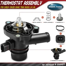 Coolant Thermostat Assembly w/Sensor for Chevy Cruze 11-15 Sonic Trax 13-21 &&&&
