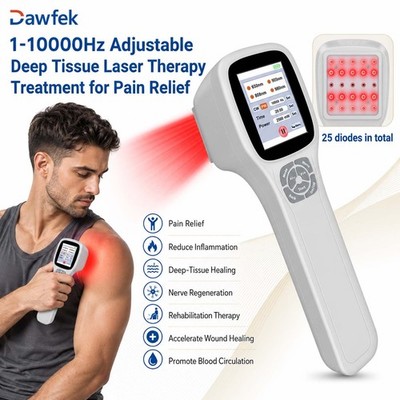 2.5W Infrared Laser Light Therapy HighPower 980nm 905 808 650 Neck Shoulder Pain