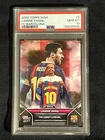 2025 Topps Now FC Barcelona Lamine Yamal #2 Lionel Messi PSA 10 Gem Mint IN HAND