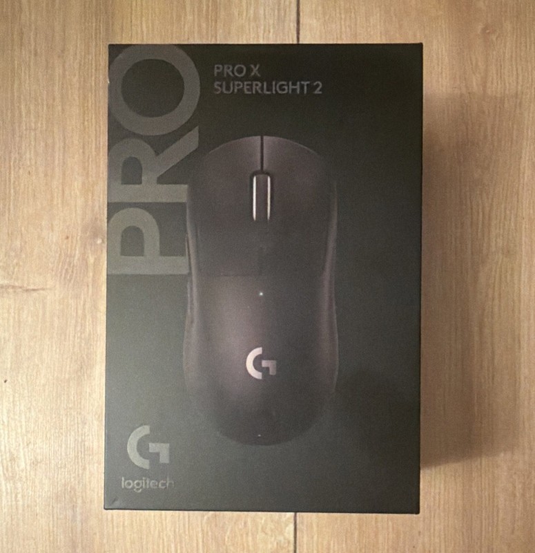 Logitech G Pro X Superlight 2 Wireless Gaming Mouse - Black Brand New Sealed