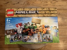 LEGO Minecraft Crafting Box 21116 NEW SEALED SEE DESCRIPTION