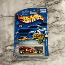 2002 Hot Wheels Surf Crate Red & Gold Collector #126