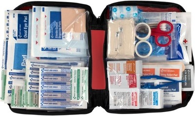 313-Piece First Aid Kit with Zippered Case for Easy Organization