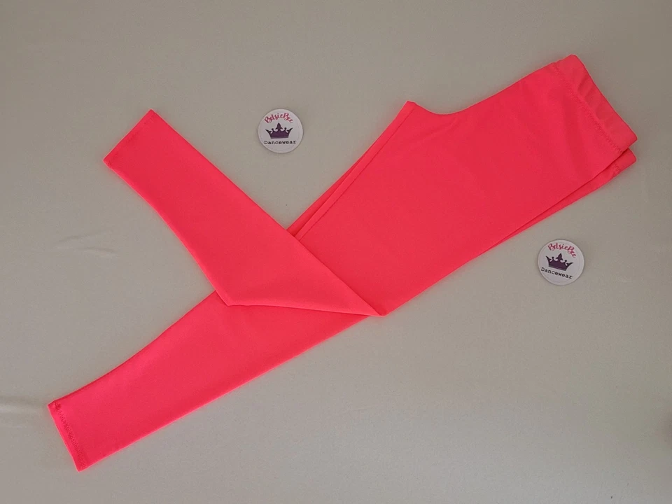 (#84) Age 7/9 Sleeveless Turtle Neck Cropped Top/Leggings/Accessories Dance  - Image 3 of 4