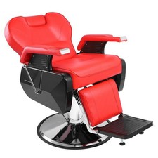 Red All Purpose Hydraulic Recline Barber Chair Hair Styling Salon Shampoo New