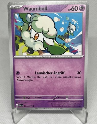 Pokemon Karten Paldeas Schicksale 34/91 Waumboll