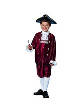 Revolutionary War Patriot Founding Father DELUXE CHILD BEN FRANKLIN COSTUME