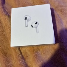 Apple AirPods 3rd Gen Wireless Earbuds White w/ Charging Case Lightning Cable