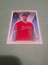 2018 Archives 1993 Topps Design Coming Attraction Shohei Ohtani #1 Rookie SP RC