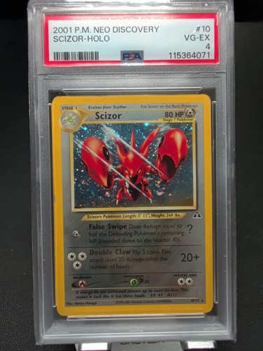 Scizor (Unlimited) graded PSA 4 for sale on eBay