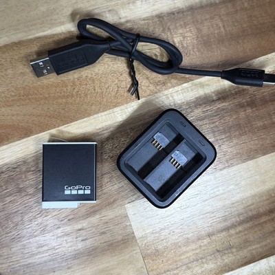 Dual Battery Charger + Enduro Battery for HERO 12 11 10 9 Black