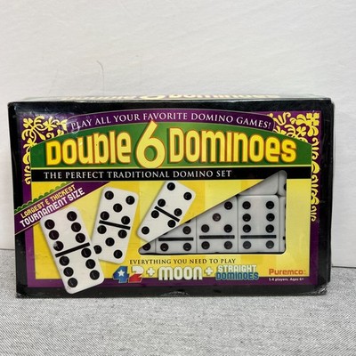 Puremco Double 6 Marblelike Dominoes Professional Extra Large & Thick Multi Game