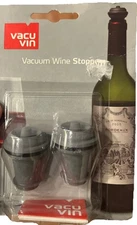 Vacu Vin Wine Saver Extra Stoppers Set Of Two