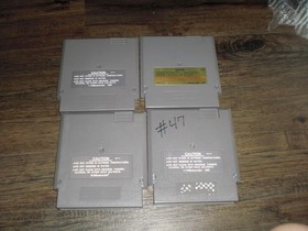 4x NES Nintendo Game Super Mario Bros Duck Roger Rabbit Startropics Dream Master