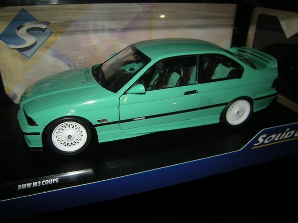 1:18 Solido Bmw M3 E36 Coupe Solido Works Mint Green/GrüN 1991 In Ovp-image