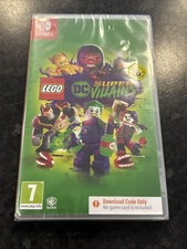 Lego DC Super-Villains Code In A Box for the Nintendo Switch **NEW & SEALED**