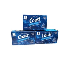 Coast Classic Scent Refreshing Deodorant Soap 3 Bars - 4oz