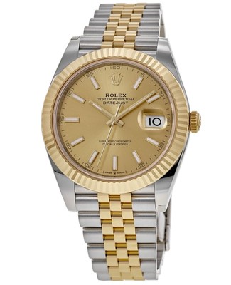 New Rolex Datejust 41 Champagne Dial Men's Watch M126333-0010