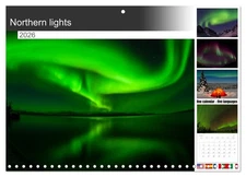 Northern lights (Monthly Wall Calendar 2026 11.7 x 16.5 (open)), CALVENDO 14 Mon