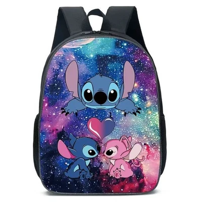 MARKENLOS Rucksack / Kinderrucksack Lilo & Stitch – Stitch & Angel, Disney Schulrucksack