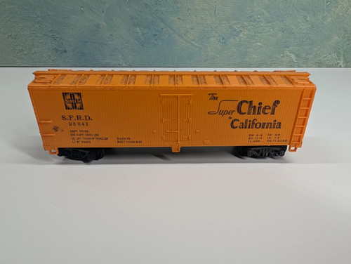 Coche de caja Mantua escala HO 40' Santa Fe SFRD #25841 LEER | Zustand: Used