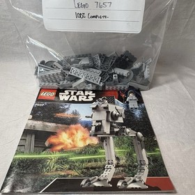Lego Star Wars 7657 AT-ST - 100% Complete With Manual & Minifig