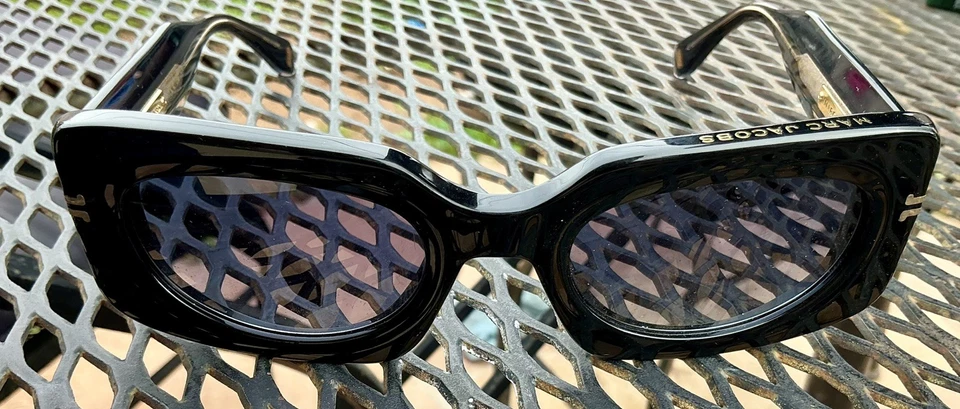 Marc Jacobs Sunglasses New No Case Black Frame Designer Women's Authentic - Image 4 of 4