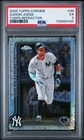 AARON JUDGE #99 TOPPS REFRACTOR - 2025 TOPPS CHROME PSA 5 POP 2