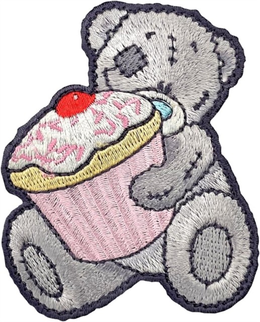 Tatty Teddy with Cupcake Sew On Patch (Paperback Book)