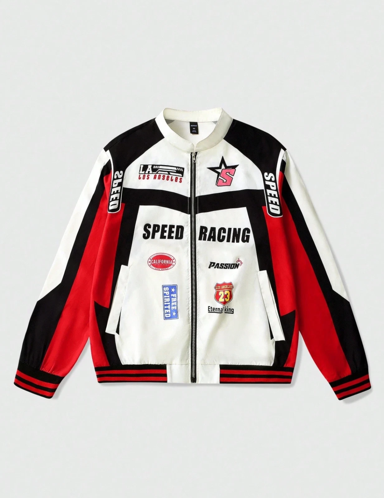 Street Life Casual Graphic Men'S Racing Element Long Sleeve Jacket, Motorsport image 1