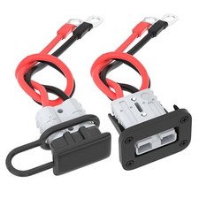 50 Amp Battery Quick Connect/Disconnect Connector 6 to 12 Gauge Battery Cable Co