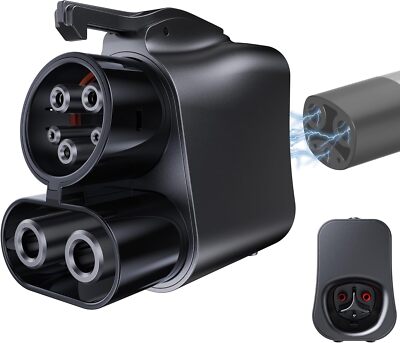 NACS to CCS1 EV Charging Adapter Tesla Supercharger 500A 1000V Rivian Ford Volvo
