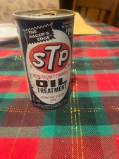 STP Oil Treatment Add to Oil Metal Pull Top Can 1970s Vintage New Sealed