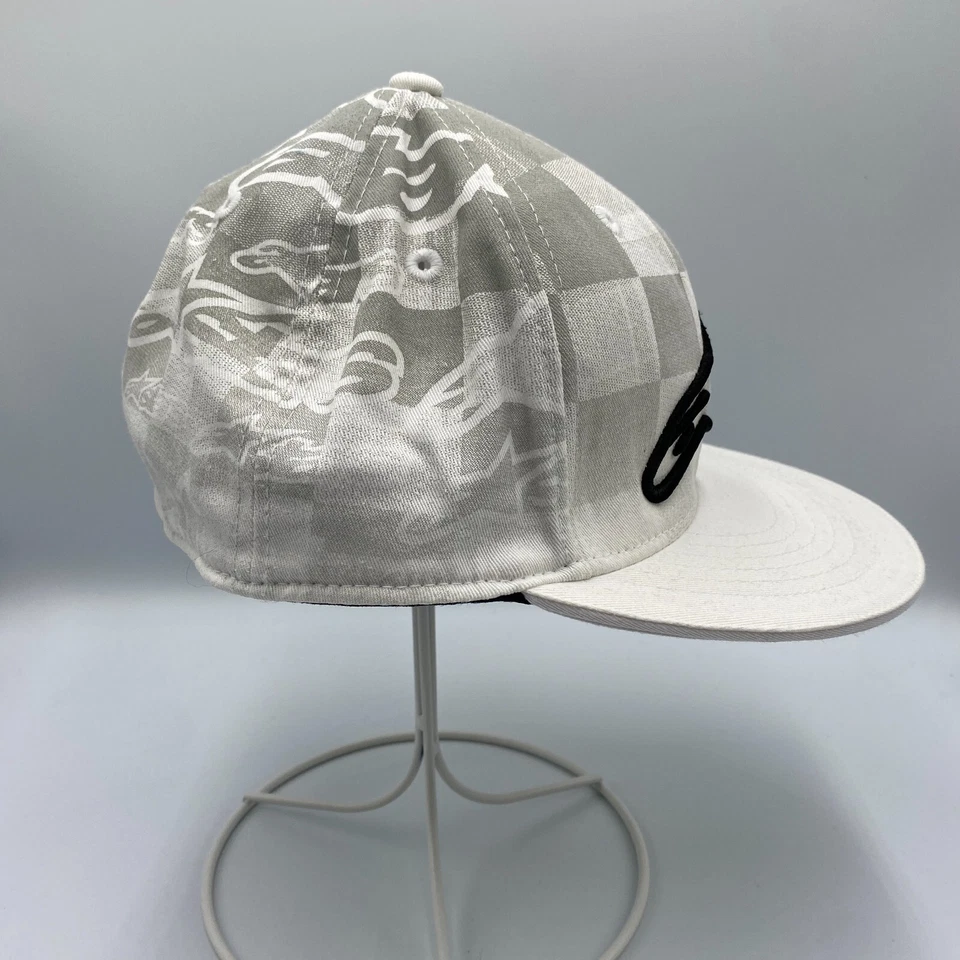 Alpinestars резинке шляпа крышка размер маленький средний 6 7/8 - 7 1/4 белый - Изображение 4 из 4