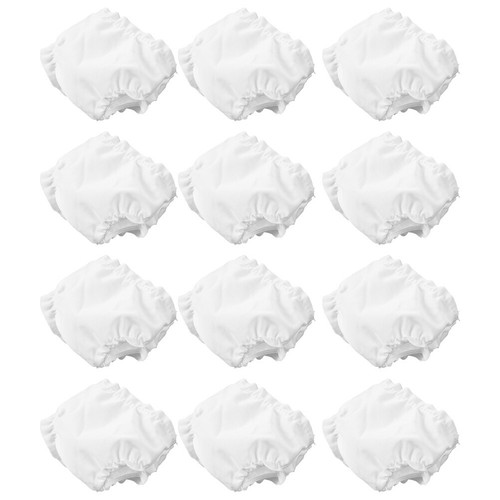 12 Pcs Doll Clothes Diapers for Inch Dolls Newborn White Baby Babydoll - Picture 2 of 12