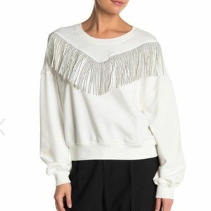 sweatshirt with fringe