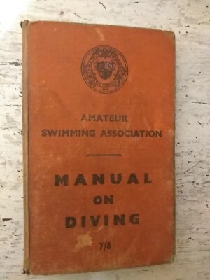 Amateur Swimming Manual On Diving 1953