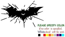 Batman Bat Crack Decal Sticker Funny Vinyl Car Truck Window Bumper Laptop 12"