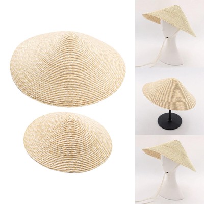 Spire Bamboo Straw Hats Sun Hat Farmer Hand Woven Traditional Hat for Garden
