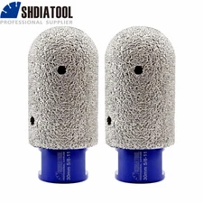 2pcs 30mm Diamond Vacuum Brazed Finger Bit Milling Tile Marble Porcelain Ceramic