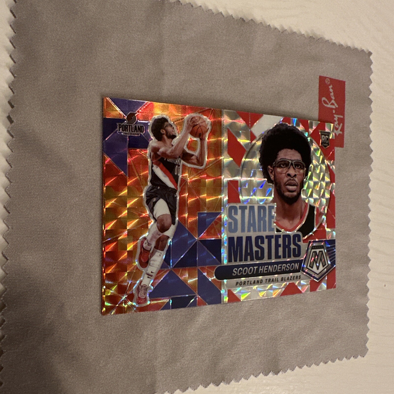 Mosaic Basketball 2023-24 Scoot Henderson Rookie Stare Masters Silver Prizm 12