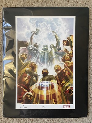 Alex Ross Earth s Mightiest Heroes Limited Edition 252/500 Print