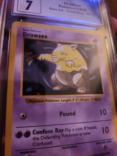 Drowzee (Shadowless) graded CGC 7 for sale on eBay