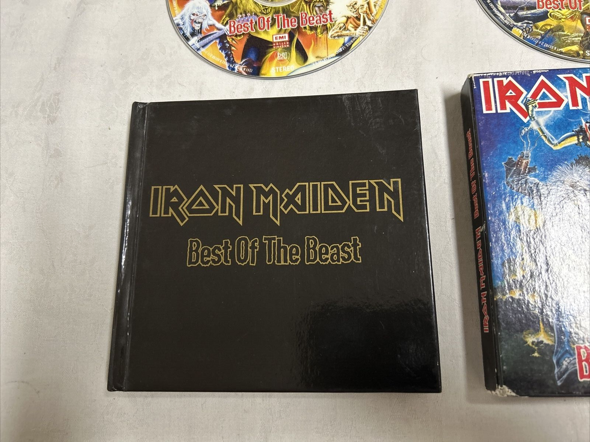 RARE* IRON MAIDEN-BEST OF THE BEAST-1996 UK IMPORT 2-CD BOXSET