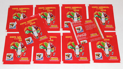 Panini WC WM 2010 South Africa - 10 x Packet COCA COLA SOUTH AMERICA RARE!