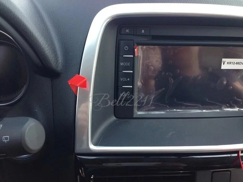 Accesorios de cubierta de control central decorativa interior para Mazda CX5 CX-5 2013-2015 Foto 2 de 4