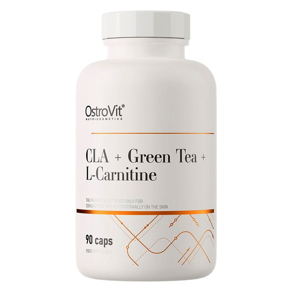 CLA + GREEN TEA + L-CARNITINE - 90 Capsules - stimulate metabolism, fat  burning